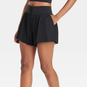 Joylab High Rise Lace Up Detail Shorts